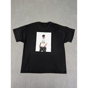 Revenge Shirt Mens XL Black Graphic Rap Tee Hip Hop Streetwear Photoprint Logo